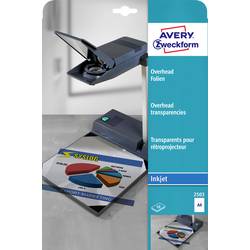 Avery-Zweckform Overhead-Inkjet 2503 fólie pro zpětný projektor DIN A4 inkoustová tiskárna transparentní 10 ks