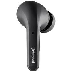 Intenso T300A Headset do uší (In Ear) Bluetooth® stereo černá Potlačení hluku Indikátor nabití, headset, Nabíjecí pouzdro, dotykové ovládání