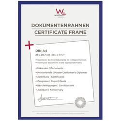 walther+ design KV130L vyměnitelný fotorámeček Formát papíru: A4 modrá