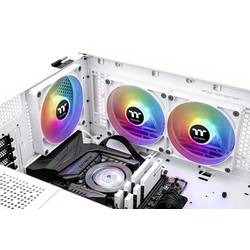 Thermaltake CL-F153-PL12SW-A PC větrák s krytem bílá, transparentní, RGB (š x v x h) 120 x 120 x 25 mm