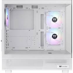 Thermaltake View 270 Plus TG ARGB Snow White midi tower herní pouzdro bílá 3 předinstalované LED ventilátory, prachový filtr, boční okno