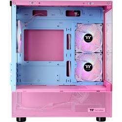 Thermaltake View 170 TG ARGB Bubble Pink micro tower herní pouzdro růžová, modrá 4 předinstalované ventilátory, boční okno