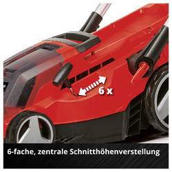 Einhell Professional Power X-Change GP-CM 36/450 (2x 4,0Ah) akumulátor Akumulátorová sekačka Vč. nabíječky Twincharger, + 2. akumulátor 4 000 mAh 18 V šířka