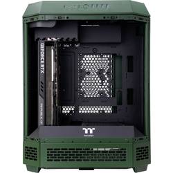 Thermaltake The Tower 600 Racing Green midi tower PC skříň zelenočerná (fluorescenční) boční okno