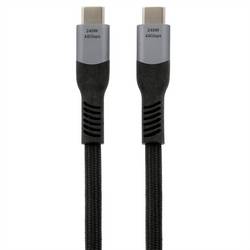 Exsys USB kabel USB 4.0 USB-C ® zástrčka, USB-C ® zástrčka 1.00 m černá stíněný EX-K1598-1.0