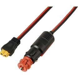 Konektor do cigaretového zapalovače na kabel XT60, 2 m TC-13619280 černá, červená TRU COMPONENTS Množství: 1 ks