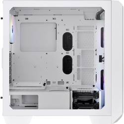 Thermaltake CA-1P6-00M6WN-00 midi tower PC skříň bílá kompatibilní s LCS, boční okno, vhodné pro vodní chlazení DIY, vhodné pro vodní chlazení AIO, 2