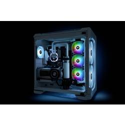 Thermaltake CL-F098-PL14SW-A PC větrák s krytem bílá (š x v x h) 190 x 56 x 143 mm včetně LED osvětlení, vč. ovládání RGB osvětlení