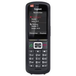 Gigaset Pro R700H protect PRO DECT, GAP bezdrátový analogový telefon bluetooth, se základnou, PIN kód, vibrace, opakované vytáčení černá