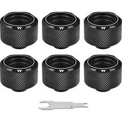 Thermaltake Pacific C-PRO G1/4 PETG Tube 16mm OD Compression – Black (6-Pack Fittings) tvarovka pro vodní chladič