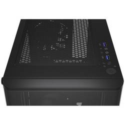 endorfy Ventum 200 Air midi tower PC skříň černá 4 předinstalované ventilátory, boční okno, prachový filtr