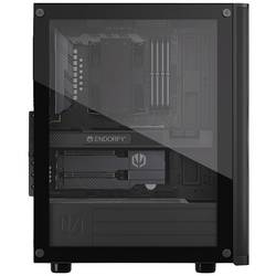 endorfy Ventum 200 Air midi tower PC skříň černá 4 předinstalované ventilátory, boční okno, prachový filtr