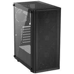 endorfy Ventum 200 Air midi tower PC skříň černá 4 předinstalované ventilátory, boční okno, prachový filtr