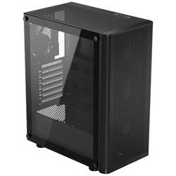 endorfy Ventum 200 Air midi tower PC skříň černá 4 předinstalované ventilátory, boční okno, prachový filtr