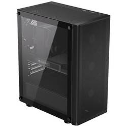 endorfy Ventum 200 Air midi tower PC skříň černá 4 předinstalované ventilátory, boční okno, prachový filtr
