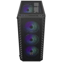 endorfy Signum 300 ARGB midi tower PC skříň černá 4 předinstalované LED ventilátory, boční okno, prachový filtr