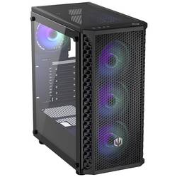 endorfy Signum 300 ARGB midi tower PC skříň černá 4 předinstalované LED ventilátory, boční okno, prachový filtr