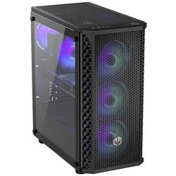 endorfy Signum 300 ARGB midi tower PC skříň černá 4 předinstalované LED ventilátory, boční okno, prachový filtr