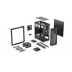 endorfy Signum 300 Core midi tower PC skříň černá 2 předinstalované ventilátory, boční okno, prachový filtr