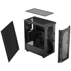 endorfy Signum 300 Solid midi tower PC skříň černá 1 předinstalovaný ventilátor, prachový filtr