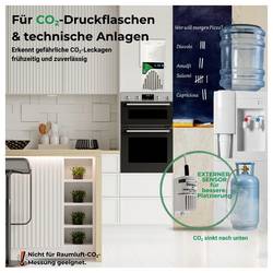 Schabus GX-D3, 300233 detektor úniku plynu s externím senzorem 230 V, detekce oxidu uhličitého (CO2)