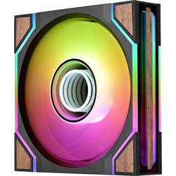 Thermaltake PC větrák s krytem dřevo (š x v x h) 124 x 120 x 28 mm včetně LED osvětlení, vč. ovládání RGB osvětlení