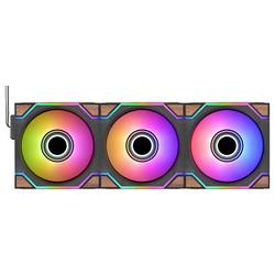 Thermaltake PC větrák s krytem dřevo (š x v x h) 124 x 120 x 28 mm včetně LED osvětlení, vč. ovládání RGB osvětlení