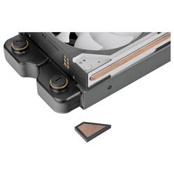 Thermaltake PC větrák s krytem dřevo (š x v x h) 124 x 120 x 28 mm včetně LED osvětlení, vč. ovládání RGB osvětlení