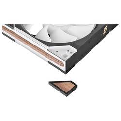 Thermaltake PC větrák s krytem dřevo (š x v x h) 124 x 120 x 28 mm včetně LED osvětlení, vč. ovládání RGB osvětlení