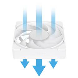 Thermaltake CT120 EX INFINITY ARGB Sync White 3Pack Fan PC větrák s krytem bílá (š x v x h) 120 x 120 x 28 mm