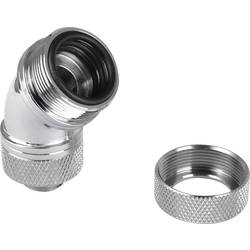 Thermaltake Pacific G1/4 PETG Tube 45-Degree Compression 16mm OD – Chrome úhlová spojka pro vodní chladič