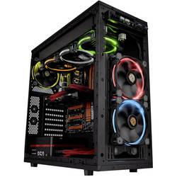 Thermaltake Riing 12 LED RGB PC větrák s krytem černá (š x v x h) 120 x 120 x 25 mm včetně LED osvětlení