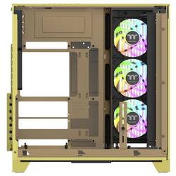 Thermaltake View 390 Air Butter Caramel midi tower PC skříň karamel prachový filtr, integrované osvětlení, 2 předinstalované ventilátory
