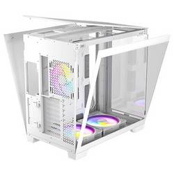Antec C8 Full Tower PC skříň bílá 3 předinstalované LED ventilátory, integrované osvětlení