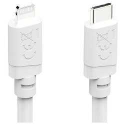 Hama Nabíjecí kabel USB USB 2.0 USB-C ® zástrčka, Apple Lightning konektor 2 m bílá 00201816
