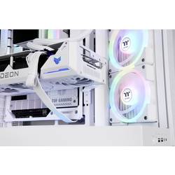 Thermaltake View 380 XL TG ARGB Snow White midi tower PC skříň sněhobílá