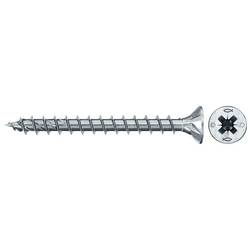 Fischer 670207 Power-Fast II CZF šrouby do dřevotřísky 4 mm 50 mm křížová drážka Pozidriv ocel galvanizováno zinkem 200 ks