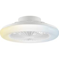 Brilliant G81305/05 LED Deckenleuchte Ventilator 42cm weiß LED stropní světlo s ventilátorem LED Energetická třída (EEK2021): D (A - G) 20 W bílá