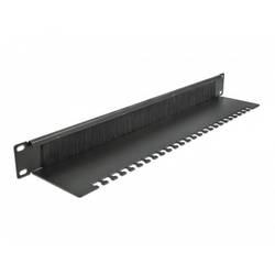 Delock 66484 19 palec kartáčová lišta pro datové skříně 1 U černá