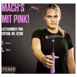 Picard Pink Edition Nr.626M 626 DIN 7239 0062600 kladivo na latě 760 g 320 mm DIN 7239 1 ks