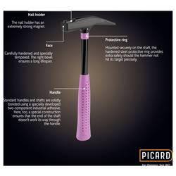 Picard Pink Edition Nr.626M 626 DIN 7239 0062600 kladivo na latě 760 g 320 mm DIN 7239 1 ks