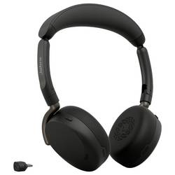 Jabra Evolve3 65 Flex UC, Link390c sluchátka otevřená (On Ear) Bluetooth® černá