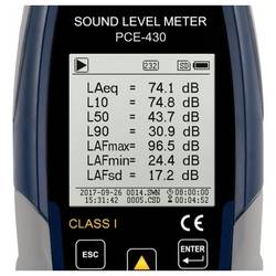 PCE Instruments hlukoměr datový záznamník PCE-430-EKIT 22 - 136 dB 3 Hz - 20 kHz USB