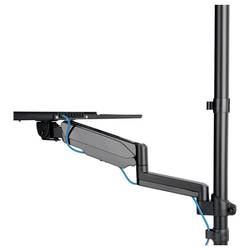 Neomounts WL90-325BL1 držák na zeď pro monitor 1 Displej: (s) 43,2 cm (17) - 81,3 cm (32) černá odkládací místo na klávesnici, nastavitelná výška, naklápěcí,