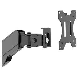 Neomounts WL90-325BL1 držák na zeď pro monitor 1 Displej: (s) 43,2 cm (17) - 81,3 cm (32) černá odkládací místo na klávesnici, nastavitelná výška, naklápěcí,