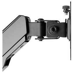 Neomounts WL90-325BL1 držák na zeď pro monitor 1 Displej: (s) 43,2 cm (17) - 81,3 cm (32) černá odkládací místo na klávesnici, nastavitelná výška, naklápěcí,