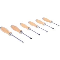 KS Tools 3001050 sada šroubováků, plochý, PH, vnější šestihran, 300.1050