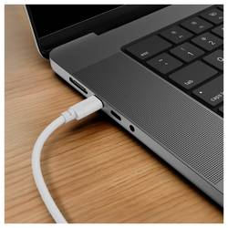 Hama Nabíjecí kabel USB USB 2.0 USB-C ® zástrčka 1 m bílá 00201807