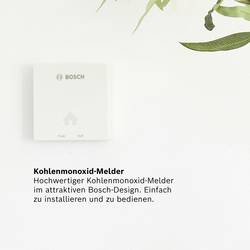 Bosch Home Comfort D-CO, 7736606211 detektor oxidu uhelnatého na baterii, detekce oxidu uhelnatého (CO)