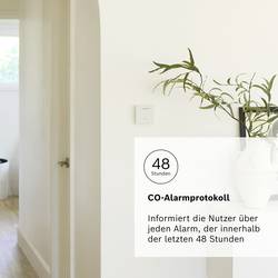 Bosch Home Comfort D-CO, 7736606211 detektor oxidu uhelnatého na baterii, detekce oxidu uhelnatého (CO)